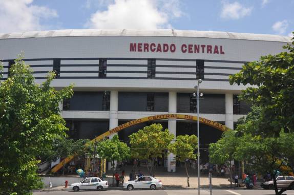 Visão externa do Mercado Central em Fortaleza - CE